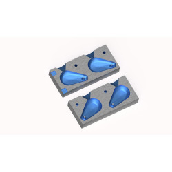 Molde plomo para pesca a fondo Pera 210 g. sin giratorio