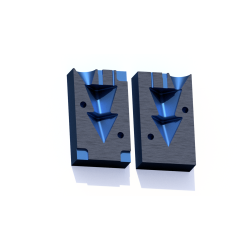 Molde aluminio mecanizado plomo Doble Pirámide 150-200 g. Molde aluminio mecanizado plomo Doble Pirámide 150-200 g.