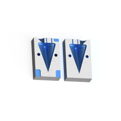 Molde aluminio mecanizado plomo Pirámide 150-200 g. Molde aluminio mecanizado plomo Pirámide 150-200 g.